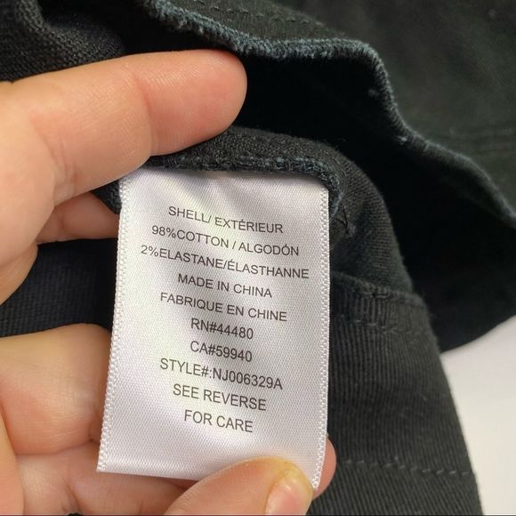 TINSEL Stretch Cotton Workwear Jacket small black - Picture 7 of 7